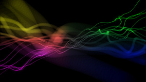 彩色粒子线条30秒视频