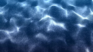 4K抽象粒子海洋波纹背景15秒视频