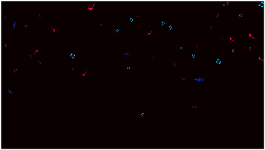 音符跳动掉落视频