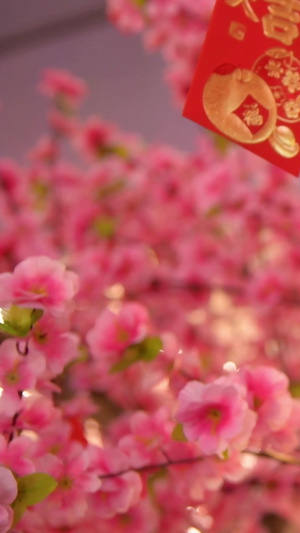 花丛中的红包迎财神12秒视频