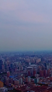 上海城市天际线一线城市视频