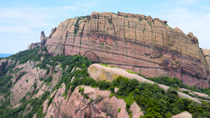 5A风景区弋阳龟峰地标神龟航拍合集4K110秒视频