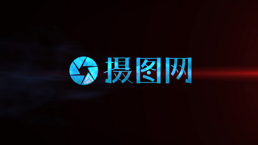 粒子烟雾豹子奔跑Logo展示.zip视频