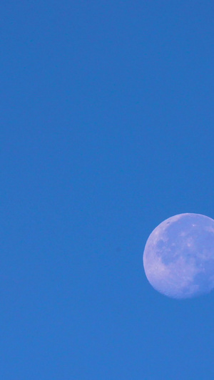实拍月亮月球视频延时摄影56秒视频