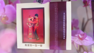 婚礼开场花朵浪漫回忆爱情相册相框AECC2017模板127秒视频