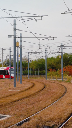 新运营北京城市有轨电车交通工具33秒视频
