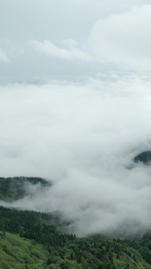 航拍南岳衡山祝融峰云海奇观视频