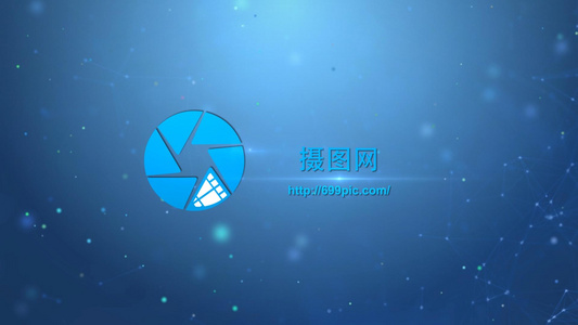 简短却精彩的logo标志开场音logo标志的线描草图构建过程AE模板视频