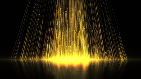 金色粒子特效视频素材视频