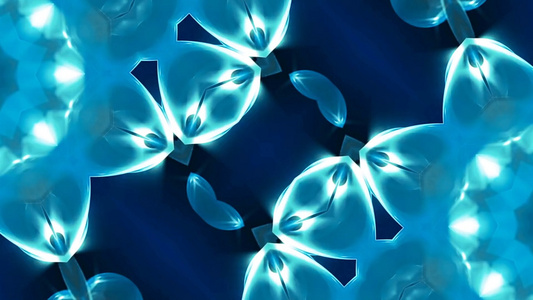 细胞蓝色抽象灯光背景视频