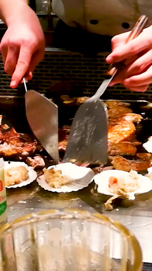 美味铁板烧制作过程视频世界厨师日20秒视频