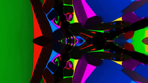 七彩抽象油画灯光动画视频20秒视频