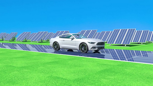  新能源汽车动画视频