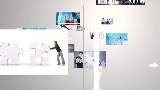 企业品牌宣传团队展示品牌商务图文AE模板视频