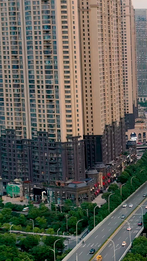 航拍武汉楚河汉街商圈视频素材cbd45秒视频