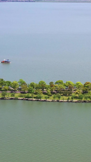 宁波东钱湖湖心岛风光宁波旅游50秒视频