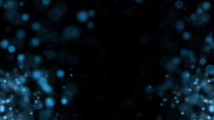 蓝色粒子动画元素带透明度通道17秒视频