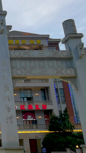 武汉新地标商业步行街楚河汉街视频素材奢侈品40秒视频