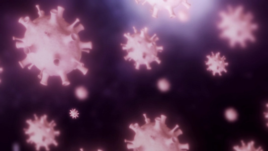 新型冠状病毒背景视频