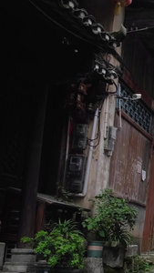 古镇街道实拍素材 古建筑视频