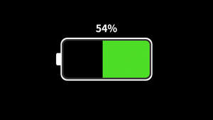 电池百分比充电带通道4K15秒视频