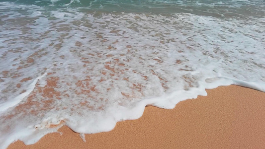 4K沙滩海浪升格慢动作视频素材视频