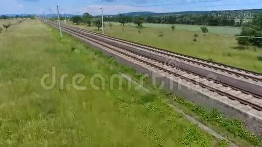 ICE高速铁路轨道视频