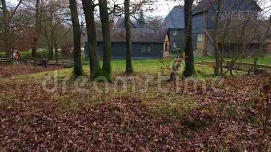 历史结构德国旧房子视频