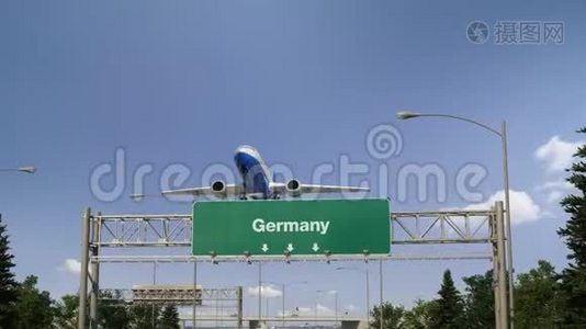 飞机起飞德国视频