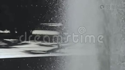水的背景。视频