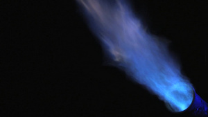 蓝色火焰背景14秒视频