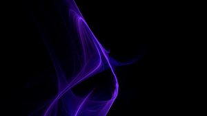 空间的抽象律动紫色光效线条10秒视频