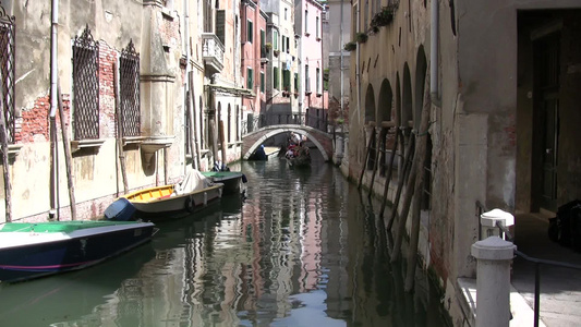 欧洲水乡威尼斯小镇视频