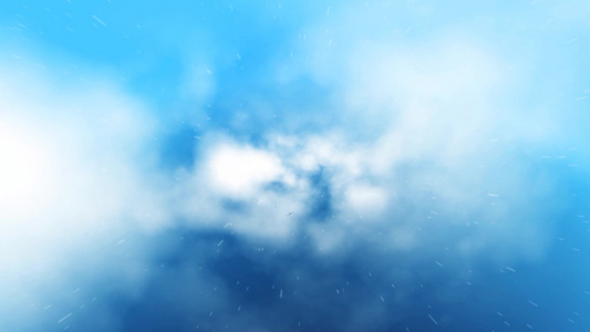 蓝天白云穿梭背景视频视频