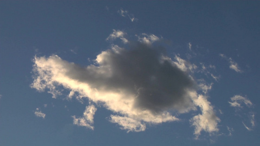 天空中流动的卷云延时视频