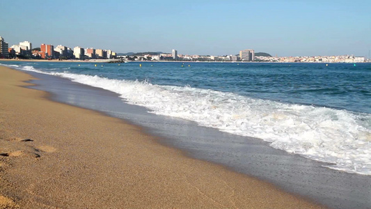 美丽的西班牙海岸视频
