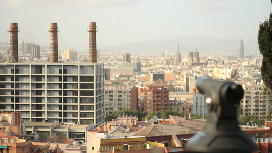 巴塞罗那的建筑视频
