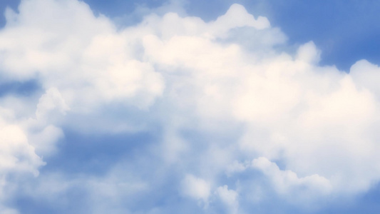 飞行通过云层背景视频