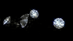 落下闪闪发光的钻石10秒视频