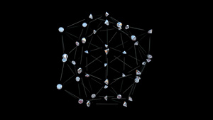 钻石原子形状生长16秒视频