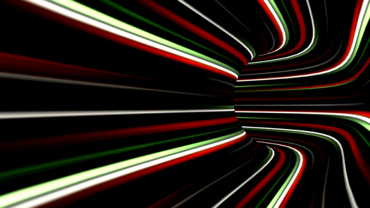 3D光线光效隧道视频