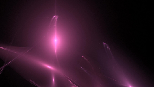 在黑色背景上运动的紫色粒子[运动量]视频
