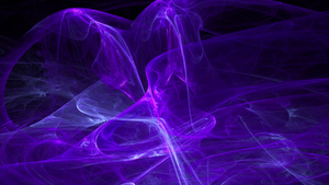 在黑色背景上运动的紫色粒子13秒视频