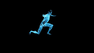 冰人男性肌肉空手道运动33秒视频