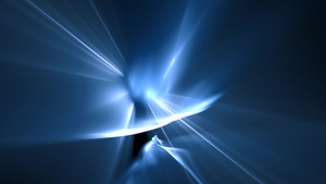 蓝色粒子运动背景13秒视频