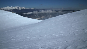 意大利阿尔卑斯山雪景6秒视频