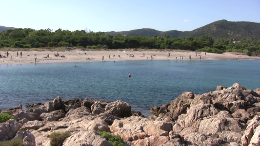 夏日的海滩视频