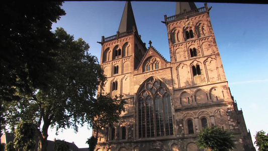 德国莱茵兰明斯特教堂视频