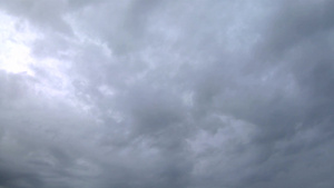 暴风将至时的云层15秒视频