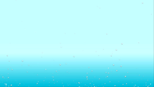 蓝色水泡上升动画视频